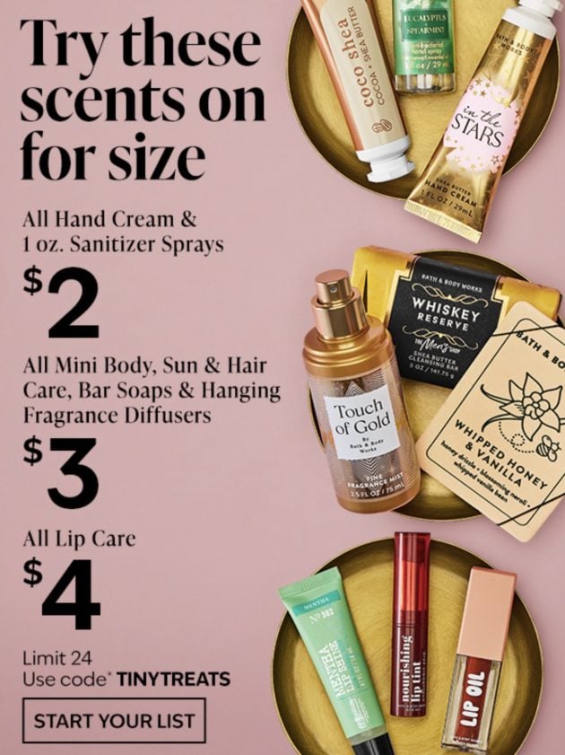 Bath & Body Works gifts